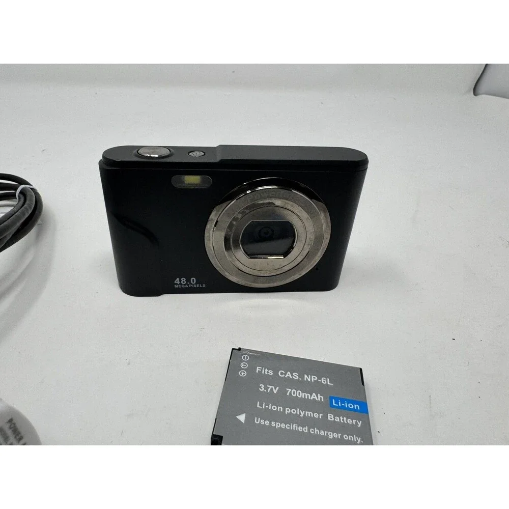 Unbranded Digital Camera W/ Charger and Battery - Black